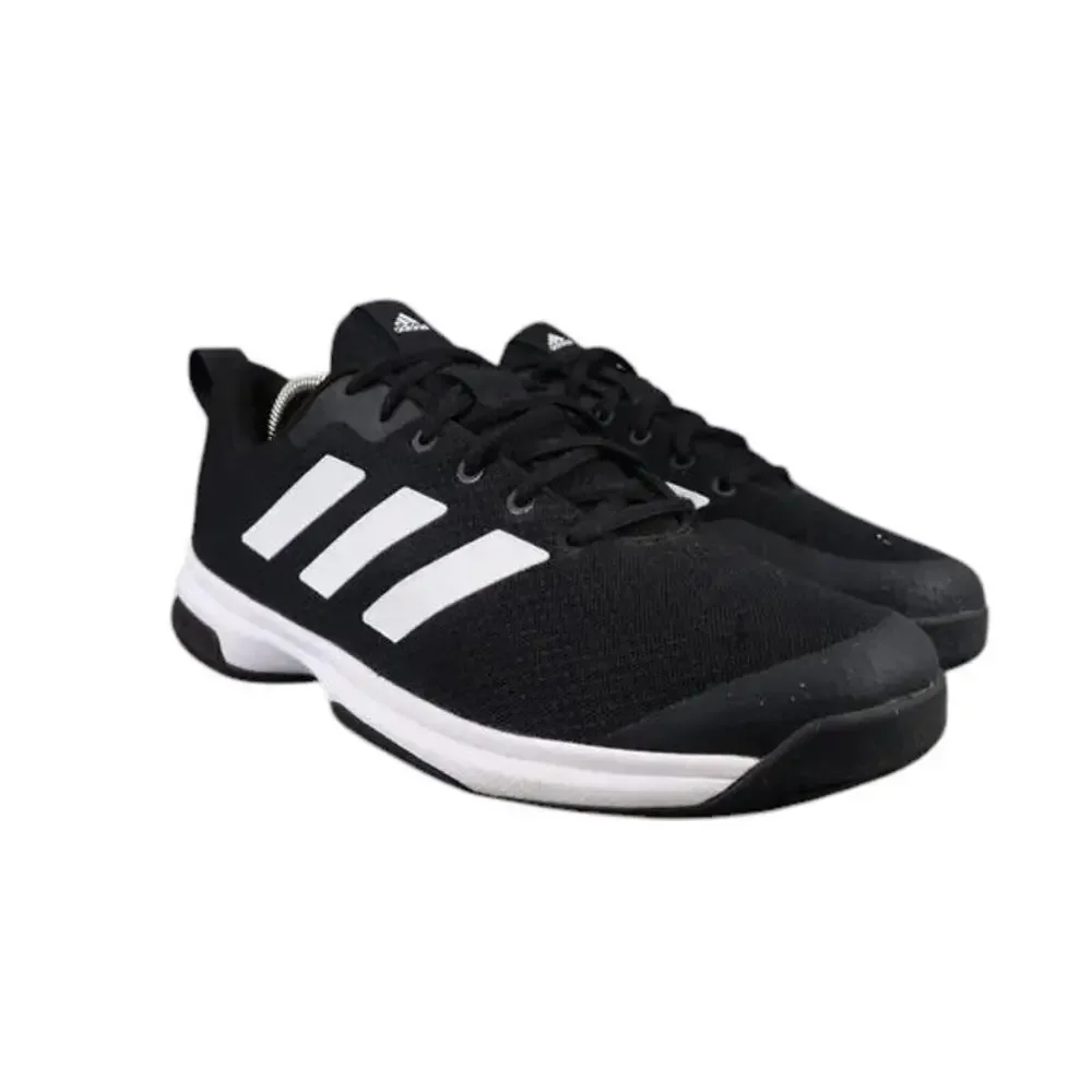 Adidas Shoes Mens 9 Athletic Game Spec Tennis Trainer Black White Active Sports